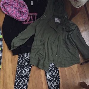 Justice lot!  Size 10-12 assortment with scarf